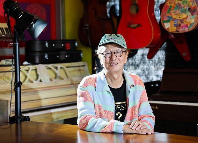 Comedian Jeon Yoo-seong poses during an interview with the JoongAng Sunday in Namwon, North Jeolla, on Oct. 8, 2024. [JOONGANG SUNDAY]