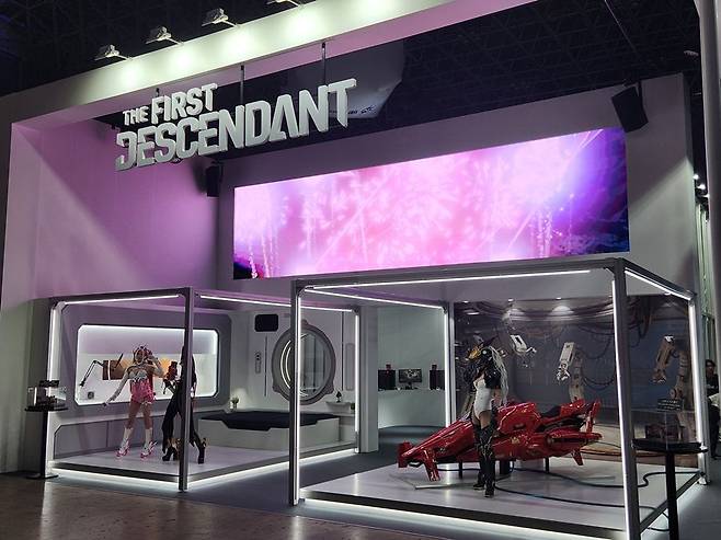 ‘퍼스트 디센던트’ 부스 전경. 넥슨 제공