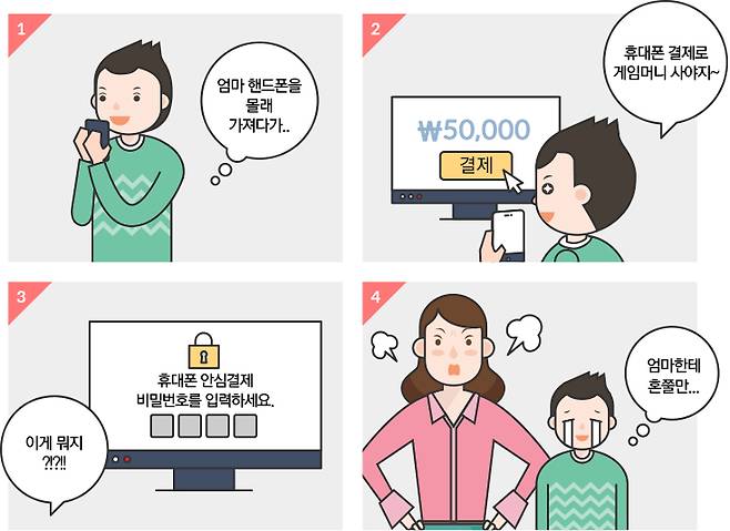 KT '휴대폰 안심결제' 서비스 소개 페이지. /사진=KT