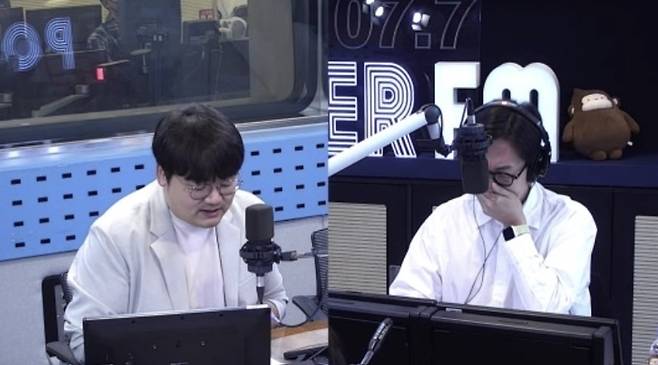 개그맨 김영철이 전유성의 별세 소식을 전하며 눈물을 쏟았다. 사진l‘김영철의 파워FM’