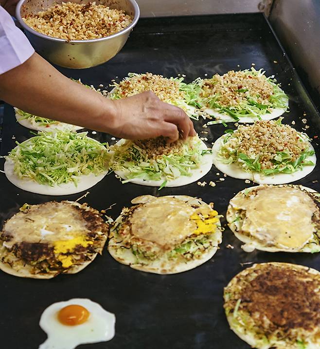 히로시마풍 오코노미야키