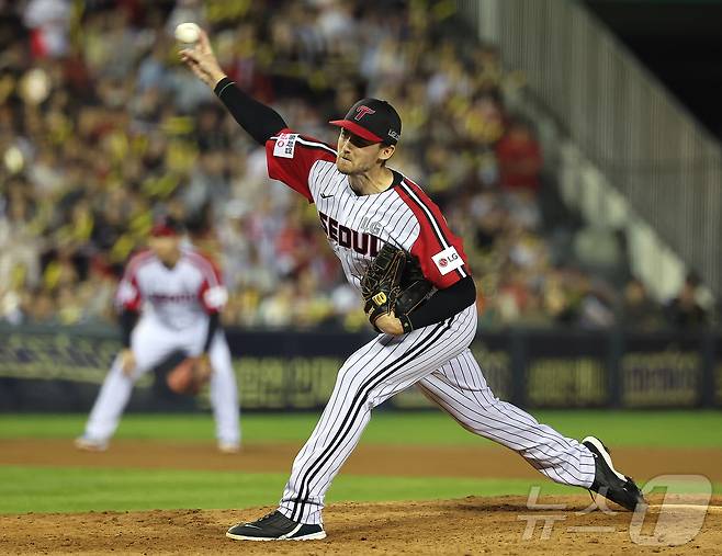 LG 트윈스 외국인 투수 앤더스 톨허스트. 2025.9.14/뉴스1 ⓒ News1 김진환 기자