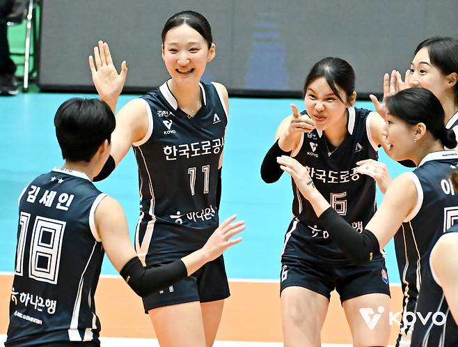 도로공사가 KOVO컵 결승전에 진출했다.(KOVO제공)