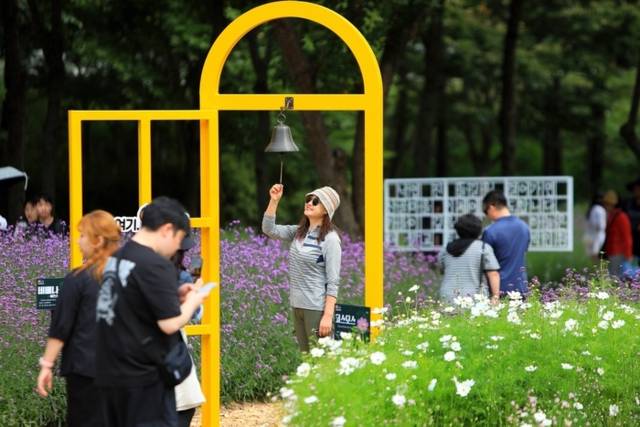 ▲ 인제 가을꽃축제가 개막해 첫날 방문객이 1만6000명을 돌파하며 흥행 기대감을 높였다. 27일 가을꽃축제장인 북면 용대관광지 일대에 수많은 관광객들이 몰려 성황을 이루고 있다. 인제군 제공