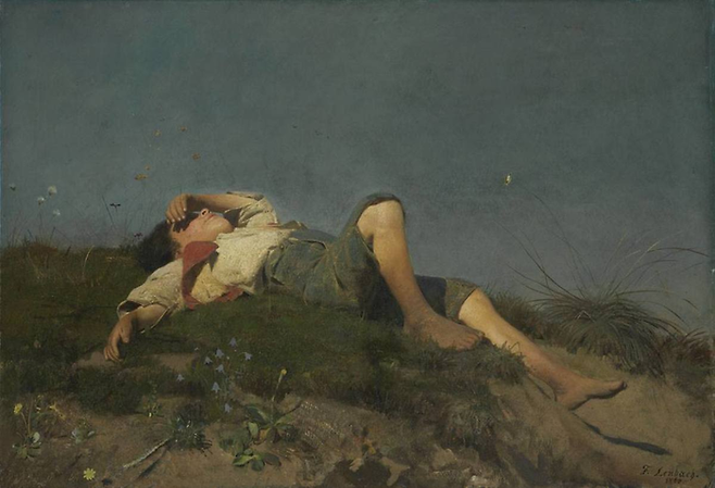 Franz von Lenbach [Shepherd Boy], 1860 ©Sammlung Schack