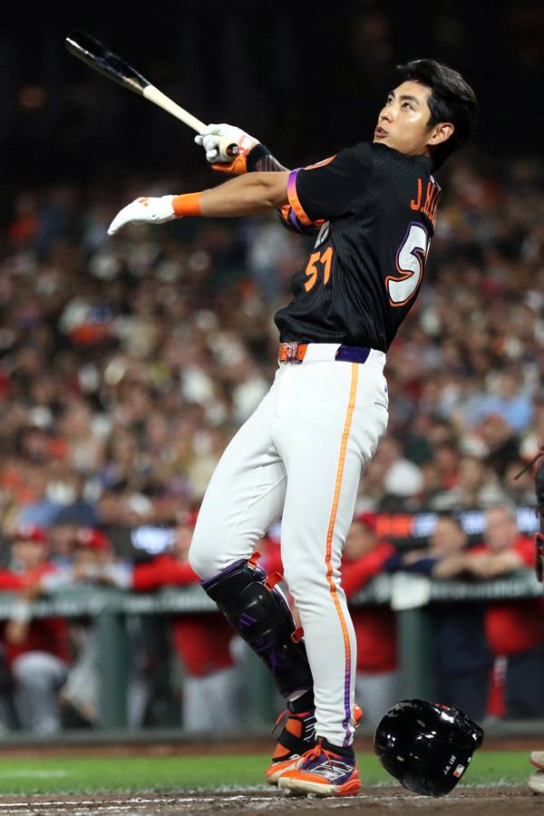 이정후는 ABS 챌린지에 대한 생각을 전했다. 사진= Scott Strazzante/San Francisco Chronicle via AP= 연합뉴스 제공