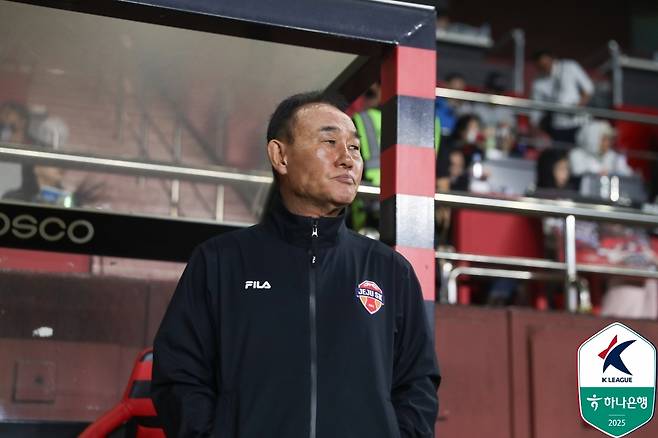 김학범 감독.  프로축구연맹 제공