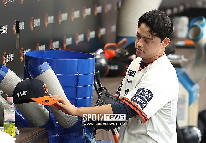 ▲ 문동주의 부진 속에 한화의 정규시즌 우승 가능성도 크게 떨어졌다 ⓒ곽혜미 기자