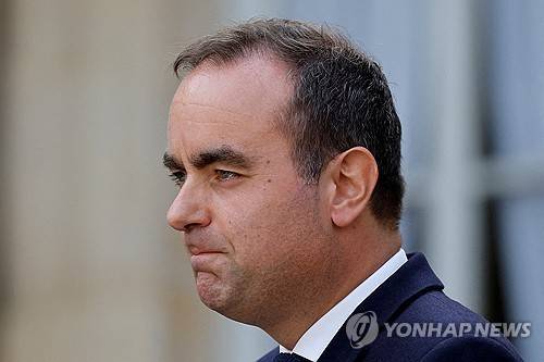 세바스티앵 르코르뉘 프랑스 총리 [로이터 연합뉴스 자료사진. 재판매 및 DB 금지]