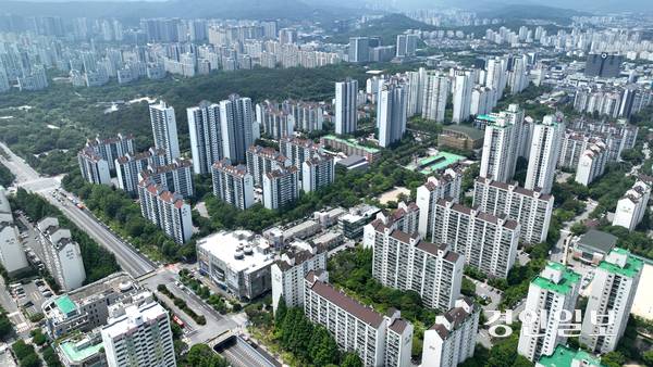 본격적인 재건축을 앞두고 있는 1기신도시 분당 전경. /경인일보DB