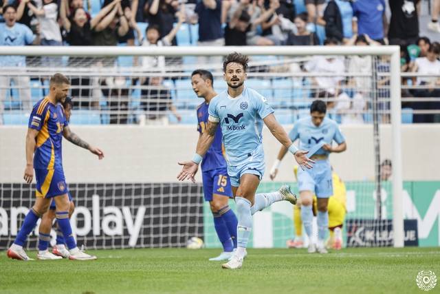 대구FC 세징야의 선제골 세레머니. 대구FC 제공