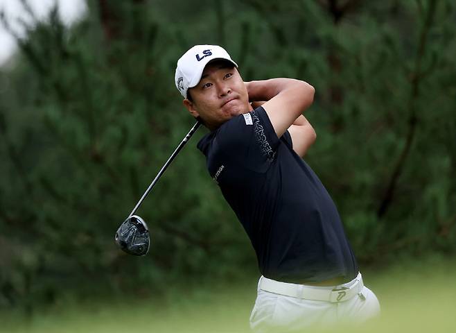 전가람 2번홀 드라이버 티샷