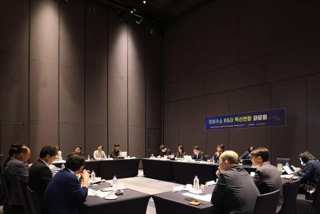 청정수소 R&D 혁신연합 좌담회. 에너지기술연 제공.