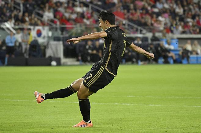 미국 무대를 평정하고 있는 LAFC 손흥민. [로이터=연합뉴스]