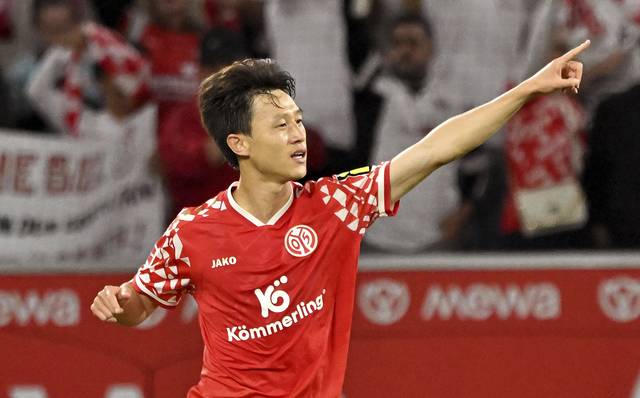 마인츠의 이재성. AP뉴시스