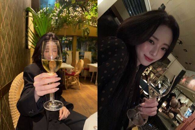 그룹 있지 멤버 유나가 고급스러운 매력을 자아냈다. / 유나 인스타그램