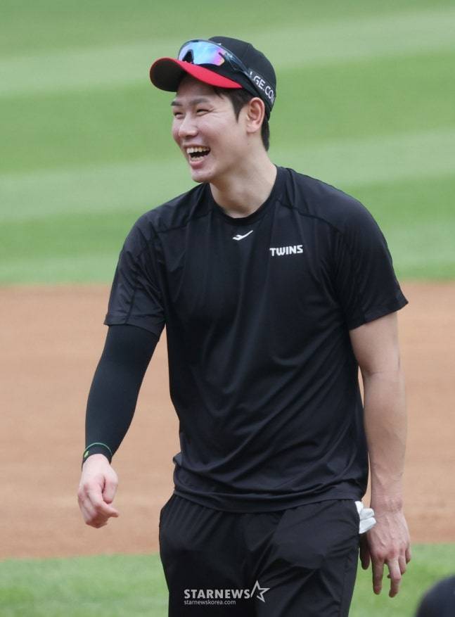 LG 홍창기. /사진=김진경 대기자