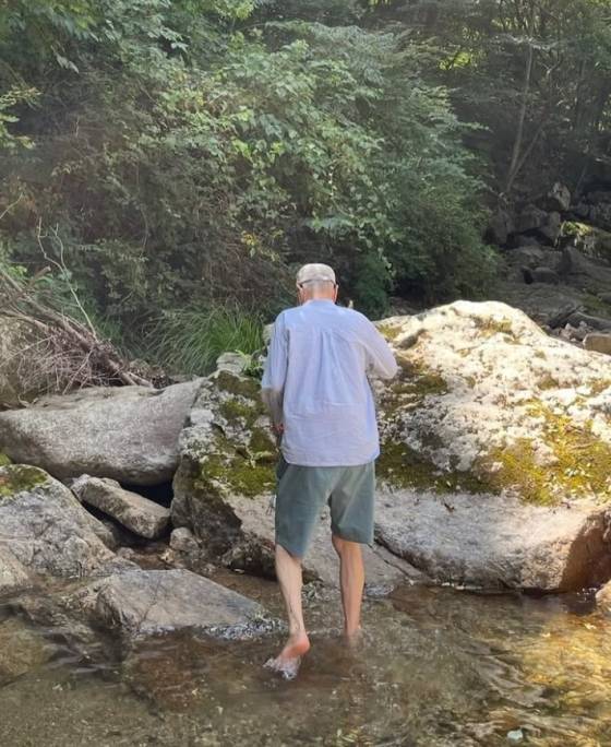 고 전유성 /사진=김영희 SNS