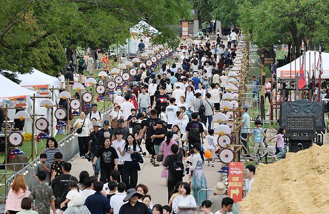 9월 26일부터 28일까지 3일간 해미읍성 일원에서 진행된 제22회 서산해미읍성축제 개최 모습(사진=서산시 제공)