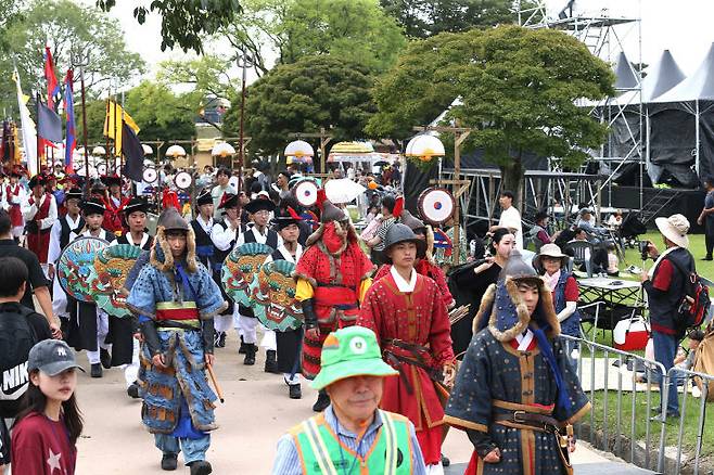 9월 26일부터 28일까지 3일간 해미읍성 일원에서 진행된 제22회 서산해미읍성축제 개최 모습(사진=서산시 제공)