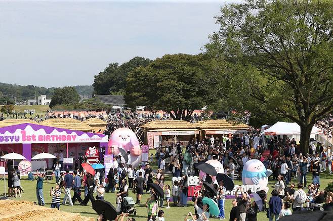 9월 26일부터 28일까지 3일간 해미읍성 일원에서 진행된 제22회 서산해미읍성축제 개최 모습(사진=서산시 제공)