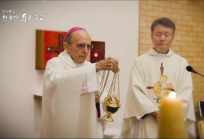 ▲ 다큐멘터리 '한국인 두봉 주교'는 프랑스 출신 선교사이자 안동교구 초대 교구장인 르네 뒤퐁(René Dupont) 주교의 한국에서의 70년 헌신과 삶을 조명한다.