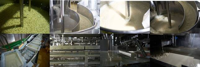 풀무원의 두부 제조 공정/사진=풀무원