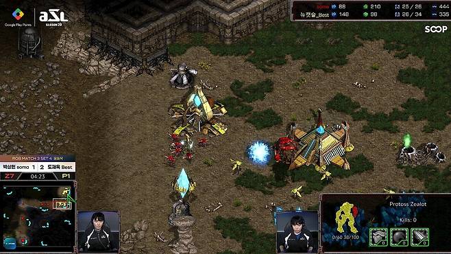 - 저글링 러시를 전혀 예상하지 못한 도재욱