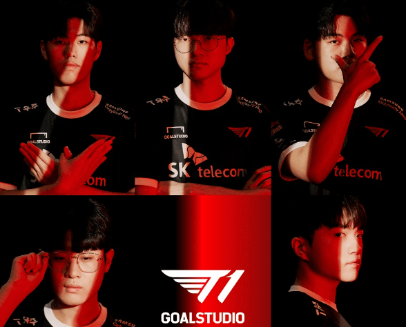 2023 시즌부터 골스튜디오가 3년간 T1에 모든 유니폼 및 라이프 스타일 웨어를 제공할 예정이다. /사진=T1