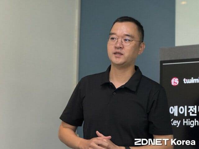 이진원 F5코리아 상무가 발언하고 있다.