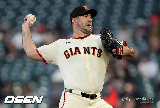 [사진] 샌프란시스코 저스틴 벌랜더. ⓒGettyimages(무단전재 및 재배포 금지)