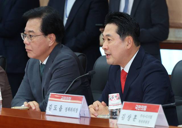 ▲국민의힘 장동혁 대표가 29일 서울 여의도 한국금융투자협회에서 열린 국민의힘 자본시장 현장 간담회에서 발언하고 있다. ⓒ연합뉴스