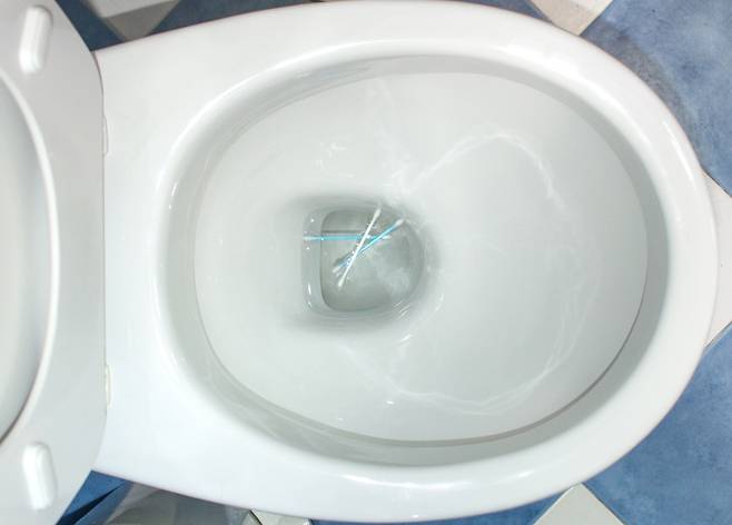 화장실 변기에 들어간 이물질. 게티이미지뱅크