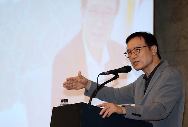 임태희 경기도교육감 임태희이 29일 열린 ‘2025 교육행정 리더 미래역량강화 과정’에 참석해 발언하고 있다. (경기도교육청 제공)