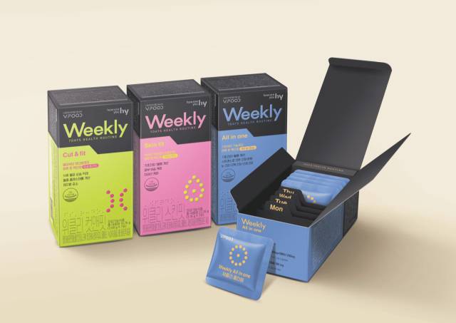 '브이푸드 위클리' 3종. 사진 제공=hy