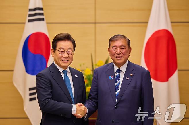 이재명 대통령과 이시바 시게루 일본 총리./뉴스1 ⓒ News1 이재명 기자