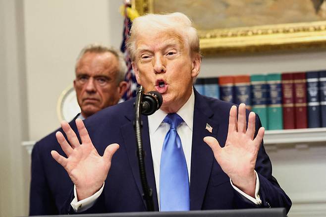 도널드 트럼프 미국 대통령./로이터 연합뉴스