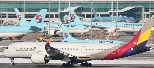 대한항공·아시아나항공 비행기. 연합뉴스