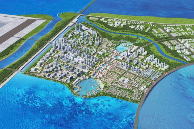 ▲새만금개발청(청장 김의겸)이 개청 12년만에 16조4000억원의 투자를 담아낸 것으로 분석됐다. 새만금 수변도시 조감도 ⓒ새만금개발청