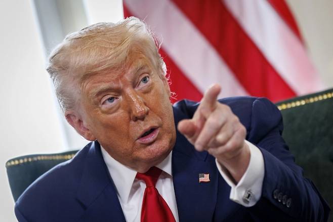 트럼프 대통령 자료사진. EPA 연합뉴스