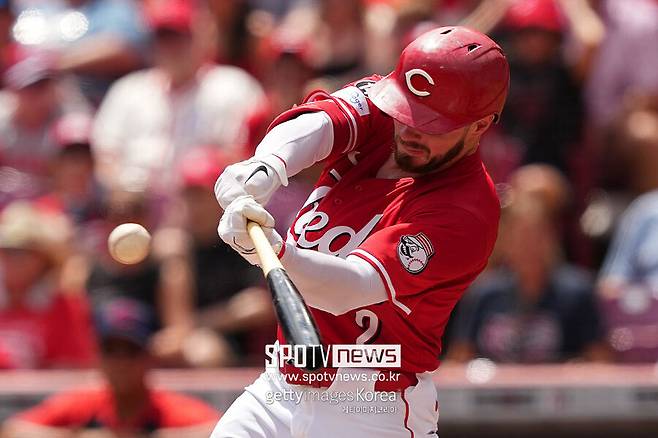 ▲ 개빈 럭스는 신시내티 유니폼을 입고 가을야구에서 다저스를 상대한다.