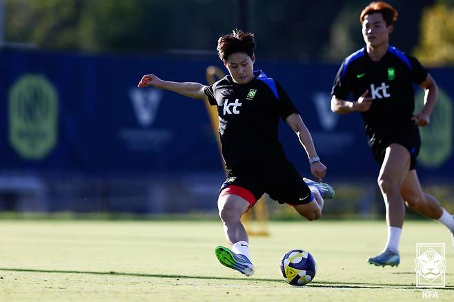 축구 국가대표팀 미드필더 이강인. /사진=대한축구협회 제공