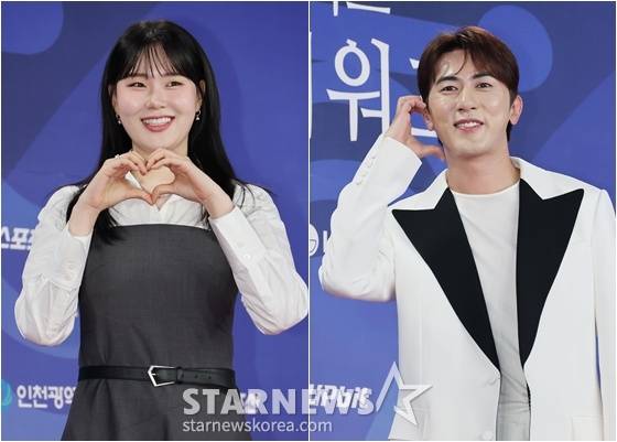 엄지윤(왼쪽), 김원훈/사진=스타뉴스