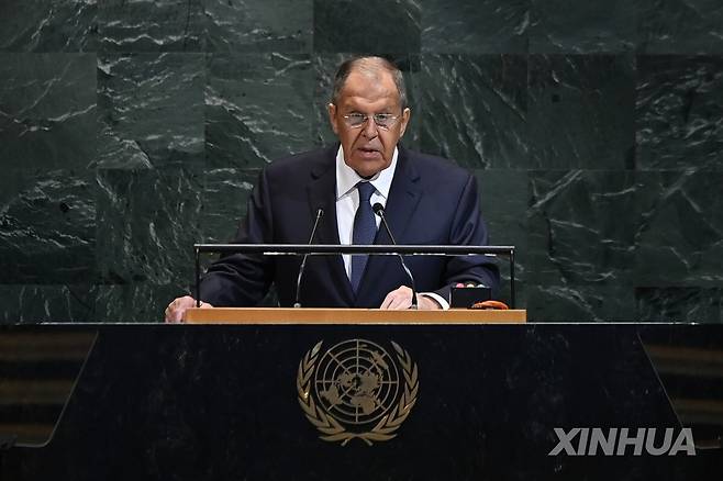 세르게이 라브로프 러시아 외무장관 [신화 연합뉴스 자료사진. 재판매 및 DB 금지]