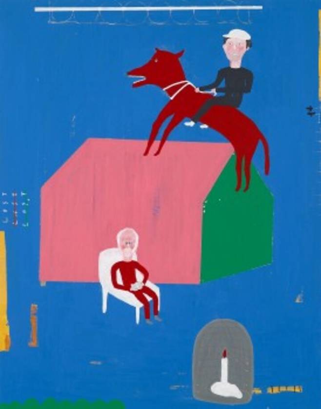 울산시립미술관에서 열리는 어린이 체험전 '얼굴 쓱, 마음 톡'의 갑빠오 작 home & Dear moon 집&달에게, 2025, 렌티큘러