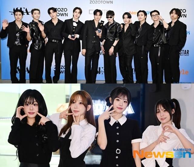 위쪽부터 아래로 더보이즈, QWER / 뉴스엔DB