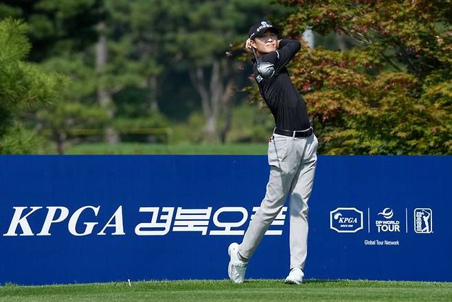 [서울=뉴시스]KPGA 박준홍, 경북오픈 첫날 선두. (사진=KPGA 투어 제공)