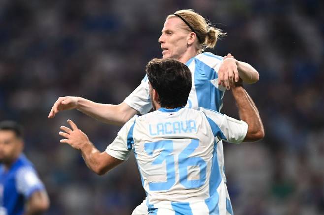 루빅손 동점골. 아시아축구연맹 홈페이지 캡처