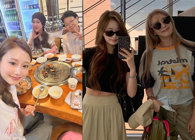 SNS를 통해 딸과 데이트, 어머니와의 일상 등을 공유하며 팬과 적극적으로 소통을 이어오고 있는 이상아. 이상아 SNS 캡처