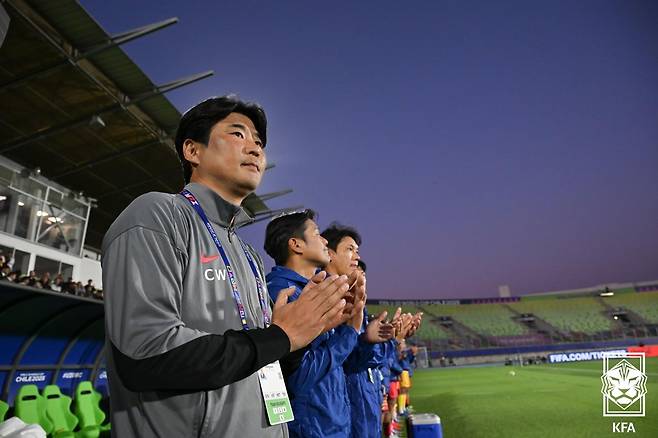 이창원 U-20 대표팀 감독. /사진=대한축구협회 제